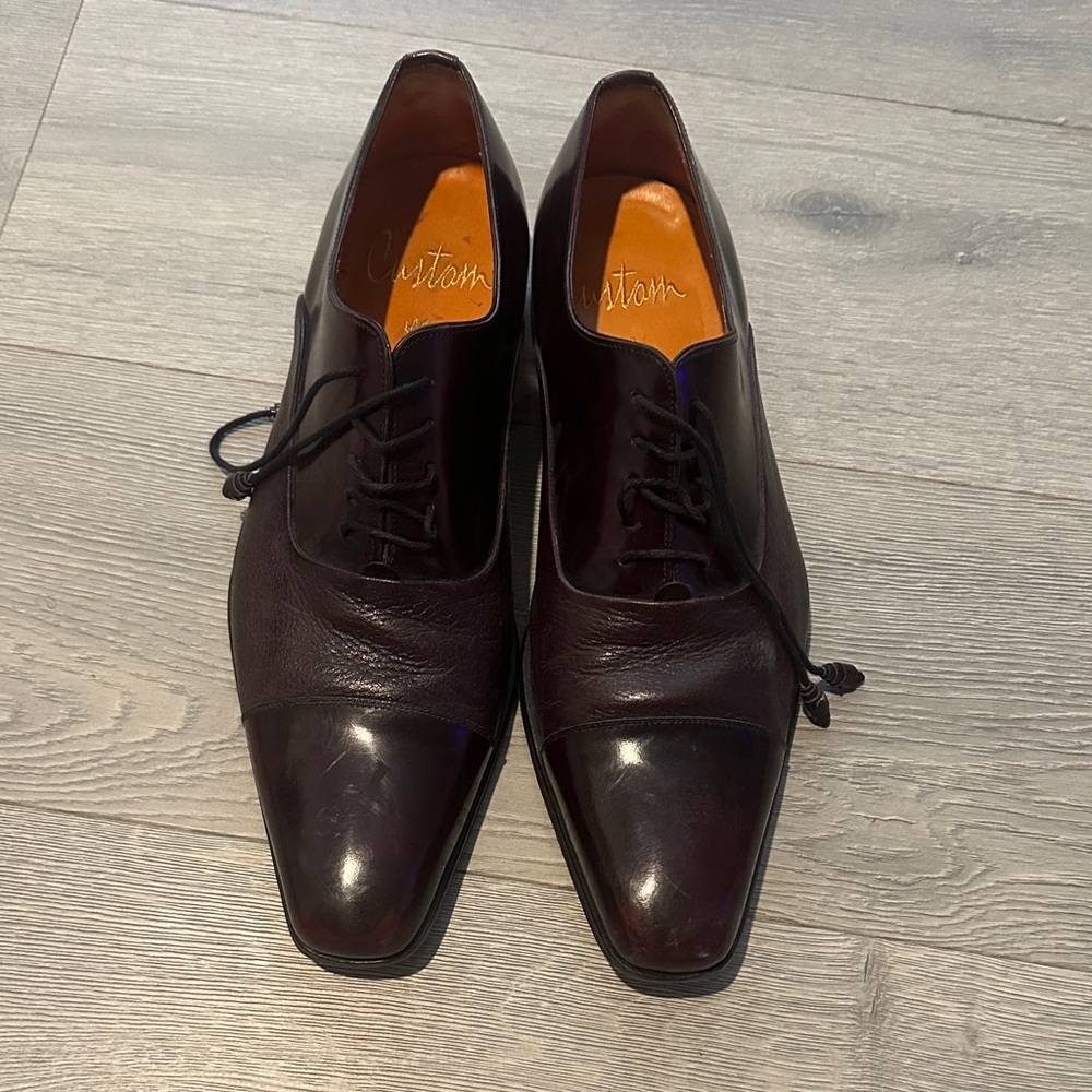 Mezlan Men's Black Leather Shoes